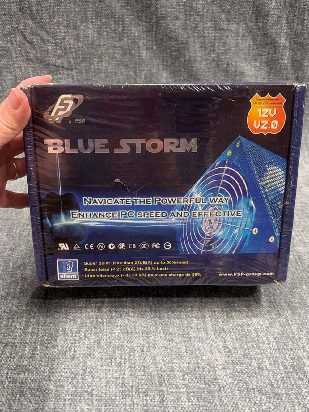 FSP Group Blue Storm ATX12V v2.0 PC Power Supply Unit 350W NIB Non PFC